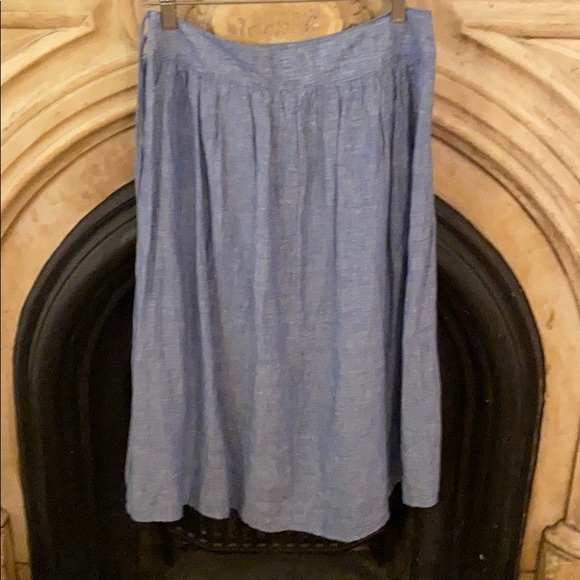 J. Crew Linen Skirt - Picture 2 of 4